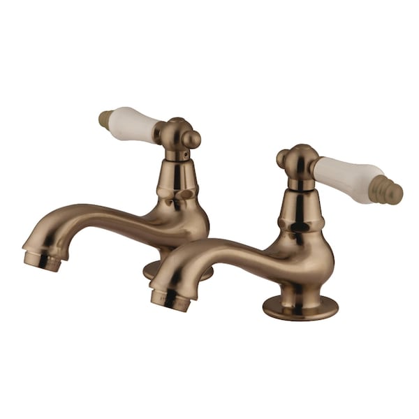 KS1108PL Heritage Basin Tap Faucet, Brushed Nickel